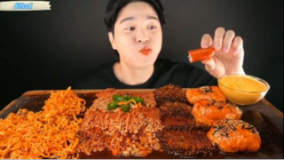 Mì nấm xúc xích phần 3 #mukbang