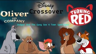 Turning Red And Oliver & Company Crossover - Dodger And The Gang See 4 Town Spotlight