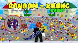 Tôi Random Trái Ác Quỷ Voi Mammoth = 100.000 Xương Event Update Blox Fruit 20