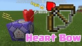 How to make a Heart ♥ Bow in Minecraft using a Command Block