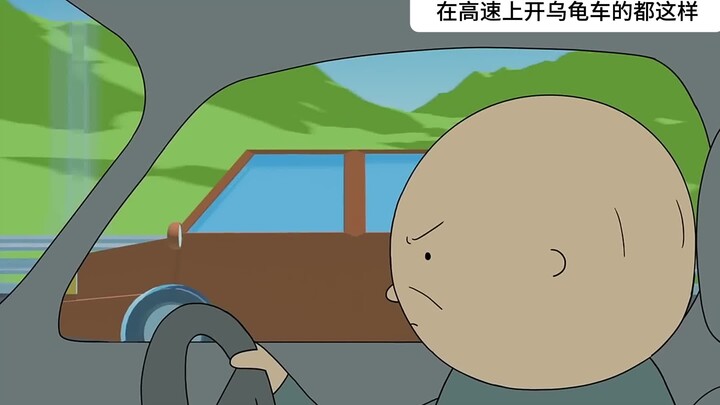 在高速上开乌龟车的都这样