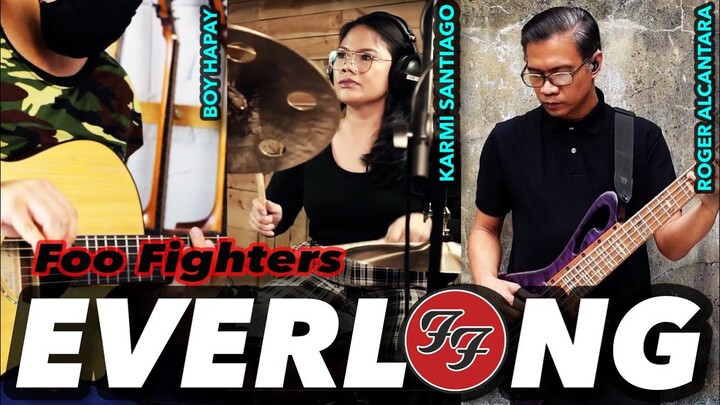 EVERLONG Foo Fighters Talyor Hawkins Tribute Instrumental cover with Karmi Santiago Roger Alcantara