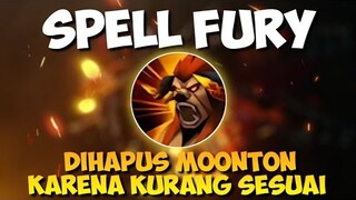 Spell yang dihapus oleh MOONTON karena agak merugikan (Spell Fury) #Shorts