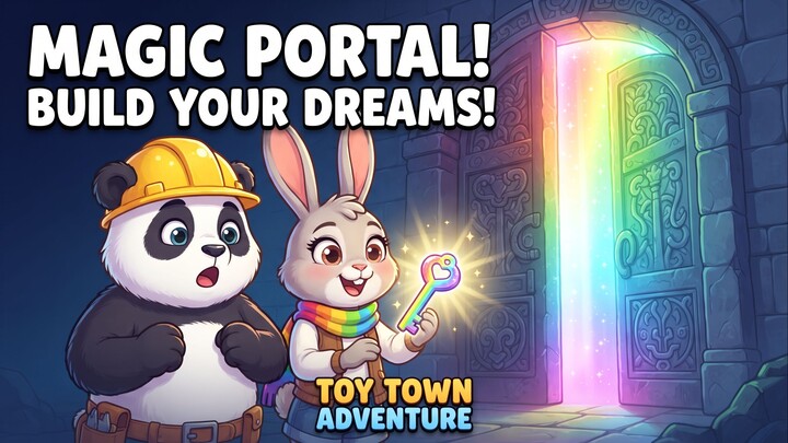 Panda & Friends Find a Rainbow Crystal Key! 🐼🔑✨