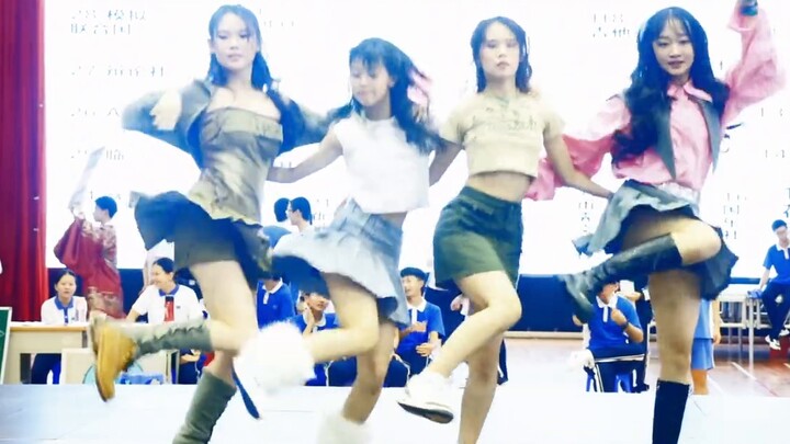 محطة استراحة طلاب الثانوية في شنتشن (تسجيل فعلي لفريق الرقص الشعبي في معركة المئات من الفرق 2023)