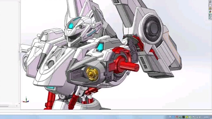 The upper body is done. Although I really want to make a complete animated animation, I am unable to