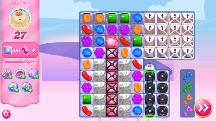 Candy Crush Saga LEVEL 815 NO BOOSTERS (new version)🔄✅