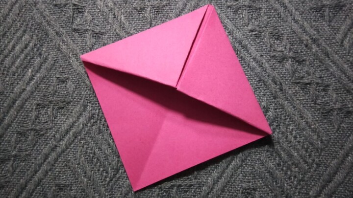 【折纸】最简单的书签折纸，方便又实用，一学就会