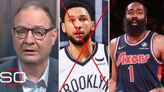 ESPN has [Breaking] Ben Simmon will not play tonight vs 76ers, expected to be on bench