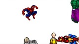 One Punch Man vs. Avengers "Animasi Peledak Buatan Sendiri"