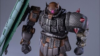 A simple aging of Bandai GU series Zaku II (unconfirmed model) Solari machine