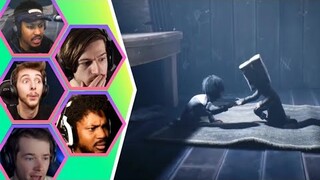 Gamers React to : Freeing "The Companion" [Little Nightmares 2]
