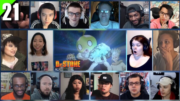 Dr. Stone Season 1 Episode 21 Reaction Mashup | ドクターストーン