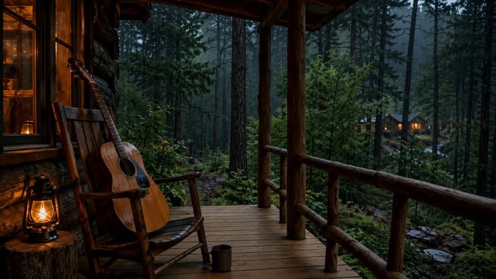 Nothing in Mind ,Vol. 1 || Relaxing acoustic guitar rain ambience music