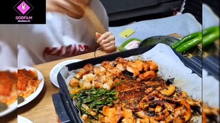 Ăn và cảm nhận món lòng nướng và kim chi #anngon