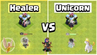 Unicorn VS Healer | Healing Battle | Clash of Clans