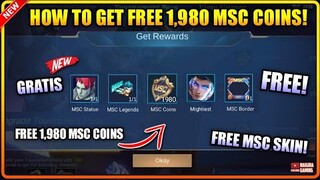 CLAIM! FREE CLAUDE EARTH'S MIGHTIEST SKIN | FREE MSC COINS - MLBB