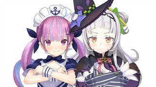[MMD] Ninja Re Bang Bang ホロライブ Shion and Aqua