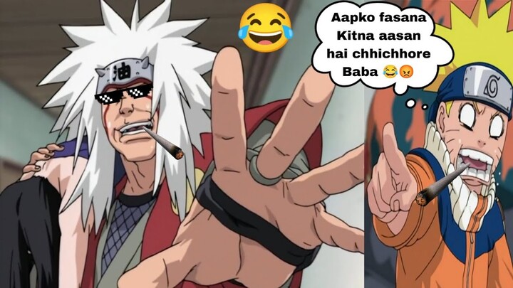 naruto and jiraiya funny moments in hindi dubbed