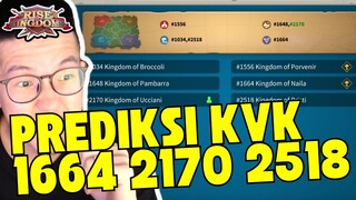 PREDIKSI KVK HELL 1664 2518 1034 vs 1556 2170 1648 | RAME INDONESIA EUY!! Rise Of Kingdoms Indonesia