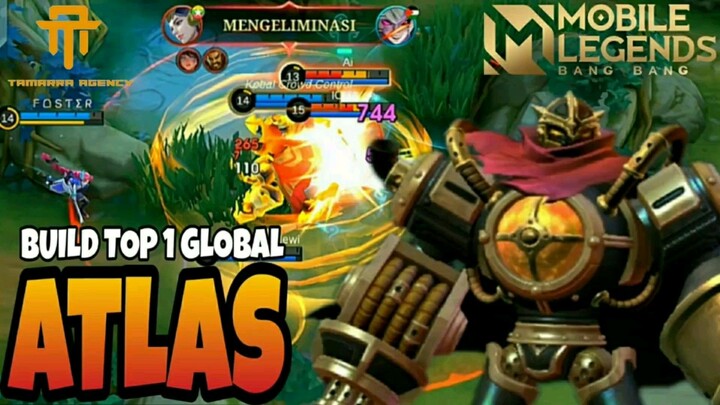 [TA] ATLAS BEST BUILD 2024 || BUILD TOP 1 GLOBAL ATLAS || ATLAS GAMEPLY MLBB