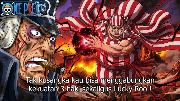 FULL ONE PIECE TERBARU - GABUNGAN 3 KEKUATAN HAKI LUCKY ROO! SHIRYU LANGSUNG BABAK BELUR