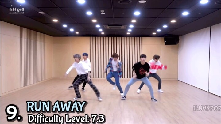 【TXT】舞蹈难度大排名！第一名居然是…