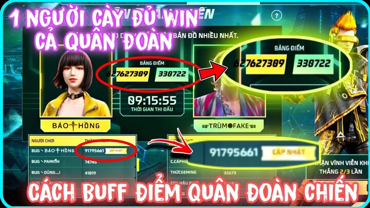 Free Fire | Cách cày buff QUÂN ĐOÀN CHIẾN cực nhanh | Báo Hồng Gaming