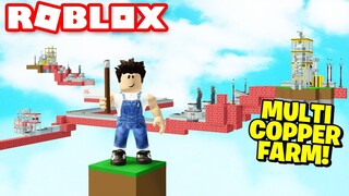 MULTI NODE COPPER FARM! (Upgrades!) Roblox Islands