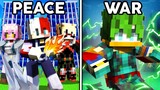 I Made 100 Players Simulate a MY HERO ACADEMIA Civilization in Minecraft...
