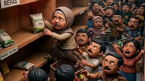 “Negeri subur… tapi masih bergantung pada pangan luar negeri.”