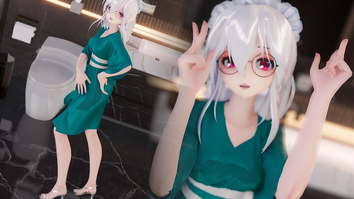 【Silky Bathrobe】Just finished taking a shower, what’s up?
