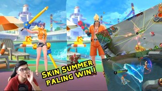 Review Summer Skin Mobile Legends !! Claude Fanny LETOPSS ~