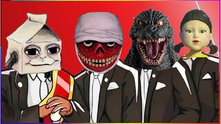 MILKWALKER & BRIDGE WORM & GOJIREX & SQUID GAME - Coffin Dance X Baby Shark COVER