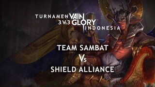 Turnamen Vainglory 2022 TEAM SAMBAT Vs SHIELD ALLIANCE M1 | No Commentator