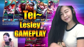 Tei aka Christelle Celis INSANE LESLEY GAMEPLAY | Mobile Legends