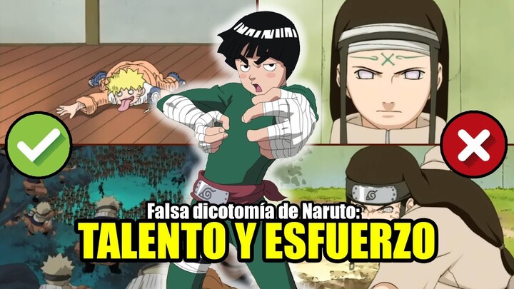 Naruto y la falsa dicotomía talento- esfuerzo | Análisis del manga