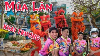 Múa Lân Khai Trương Cửa Hàng Phụ Kiện Điện Thoại " Quốc Duy Mobile "