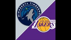 Lakers Vs Wolves 1st quarter Highlights