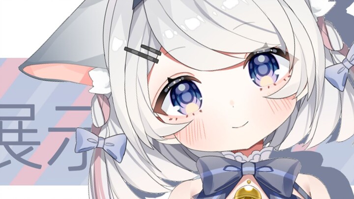 VTB mới đến! Mèo bán thịt Nhật Bản có đuôi to và tai to [Màn hình mô hình 2D trực tiếp]