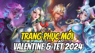 "TRANG PHỤC MỚI SẮP RA MẮT LIÊN QUÂN" Sổ Sứ Mệnh ALLAIN, BUTTERFLY VALENTINE Và Skin Tết 2024