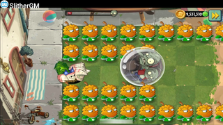 thử thách 1000 cây level 100 vs 1 zom khổng lồ #game