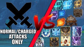 Normal/ Charged Attacks Only Against All World Bosses