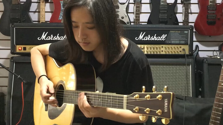 [Shangrao Haiyun Piano Shop] Di luar solo gitar penutup "Grey Track" (cover oleh He Haitao)~