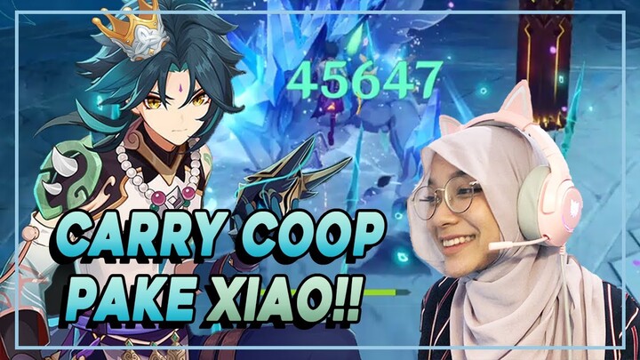 CARRY COOP ft. Triple Crown Xiao - Genshin Impact Indonesia