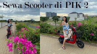 SEWA SCOOTER DI PULAU REKLAMASI GOLF ISLAND PIK 2. BAGUS BANGET VIEW LAUT~