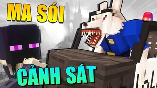 Minecraft LỚP HỌC MA SÓI 2 (Phần 3) #3- MA SÓI CẢNH SÁT XUẤT HIỆN, ĐỪNG PHẠM LUẬT🐺 vs 👮
