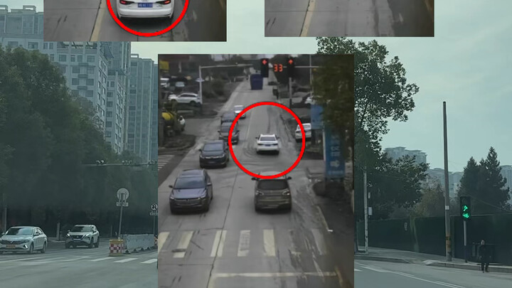 Only when a red light camera captures all three of these photos at the same time does it truly count