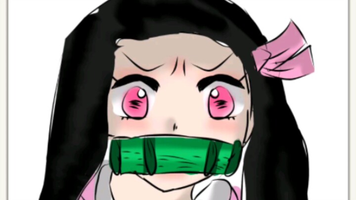 i drew nezuko-chan
