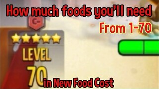 HOW MUCH FOOD IS NEEDED TO FEED YOUR DRAGON TO LEVEL 70 (New Food Cost) | Dragon City 2020 |